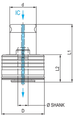 TC Type Torque Control Quick Change Adapters for Inch Taps
