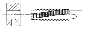 Left Hand Spiral Fluted Tap