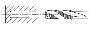 Right Hand Spiral Fluted Tap